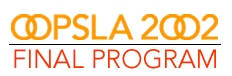 OOPSLA 2002
